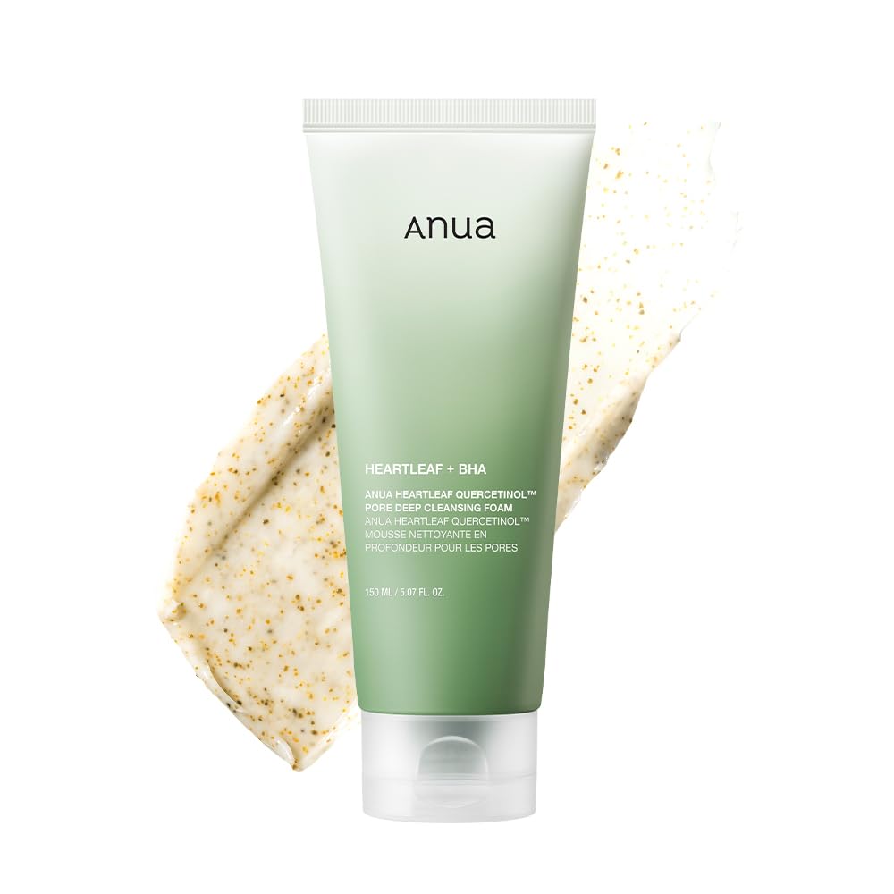 anua heartleaf pore deep cleansing foam
