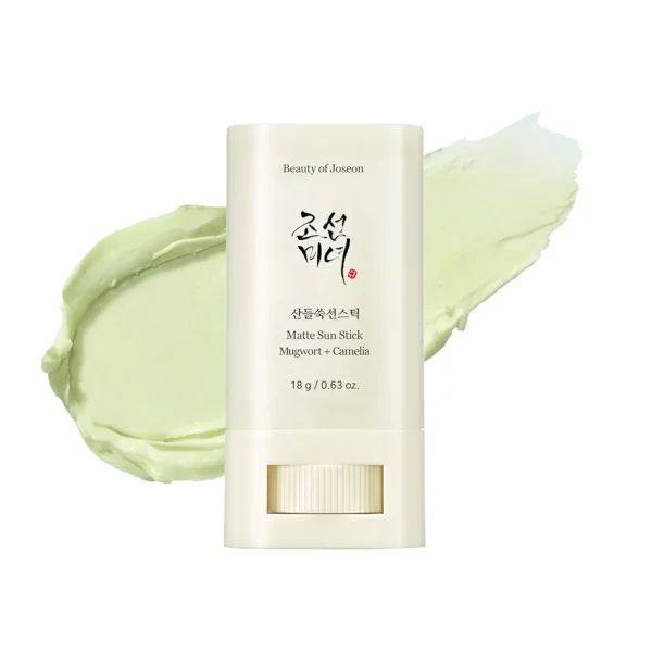 Beauty of Joseon Matte Sun Stick: Mugwort + Camellia (SPF 50+ PA++++) (18g)